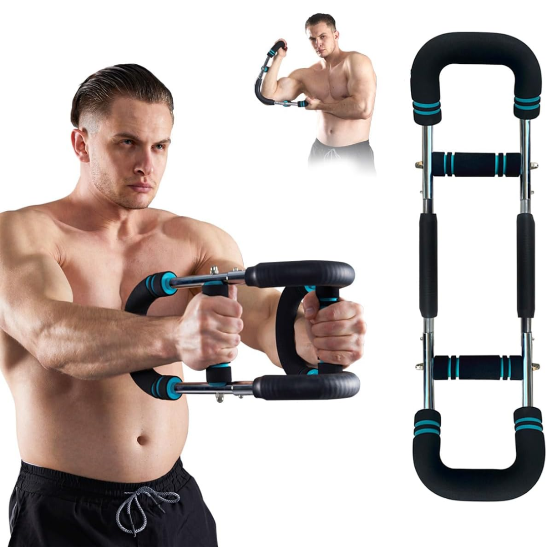Twister Arm Exerciser – Adjustable Spring Workout Bar for Upper Body Strength Training