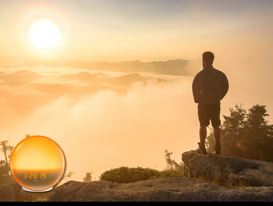 GlowRise Natural Wake-Up Light Alarm Clock with Sunrise & Sunset Simulation