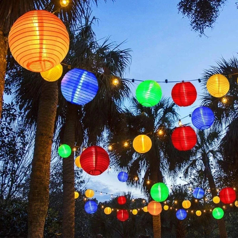 SunShade Solar Lantern String Lights – Weatherproof Outdoor LED Decoration