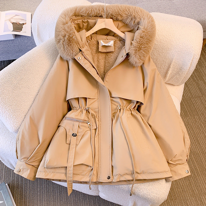 Cloe - Down Jacket for Women with Detachable Collar