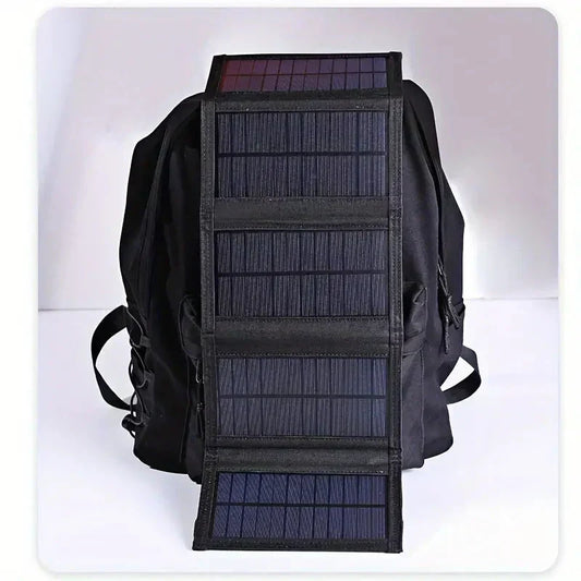 Foldable Solar Power Bank – Portable Solar Charger for Outdoor, Travel & Camping
