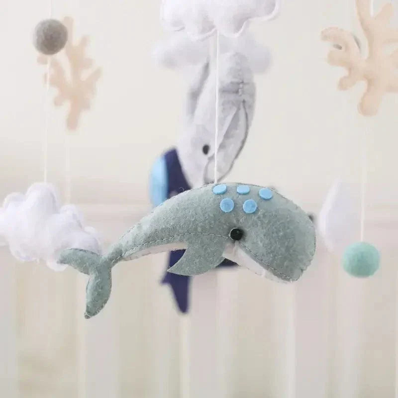 SkyWhirl – Soothing Wooden Baby Mobile Without Battery | for Baby