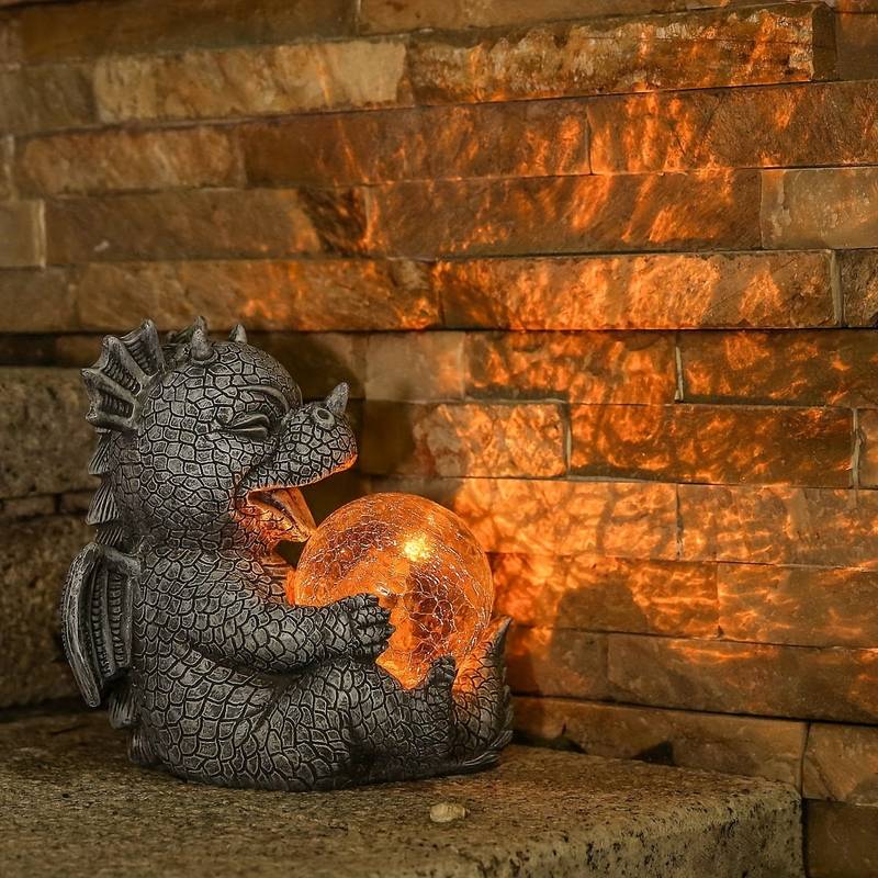 DrakoFang Dragon-Inspired Table Lamp – Bold Silhouette with Warm Ambient Glow