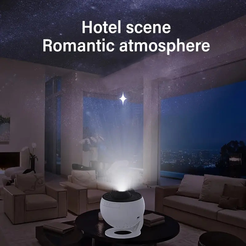 Celestial Dreams: 360° Planetarium Galaxy Projector - Full-room Coverage