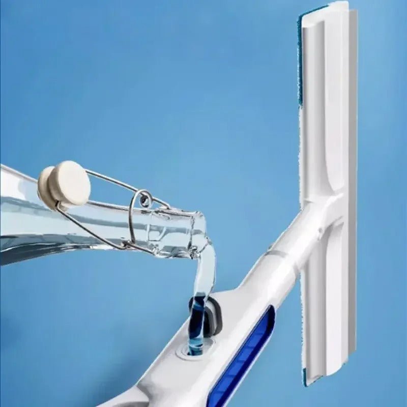 CleanView 3-in-1 Window Wiper – Built-In Spray, Microfibre Cleaning & Streak-Free Shine