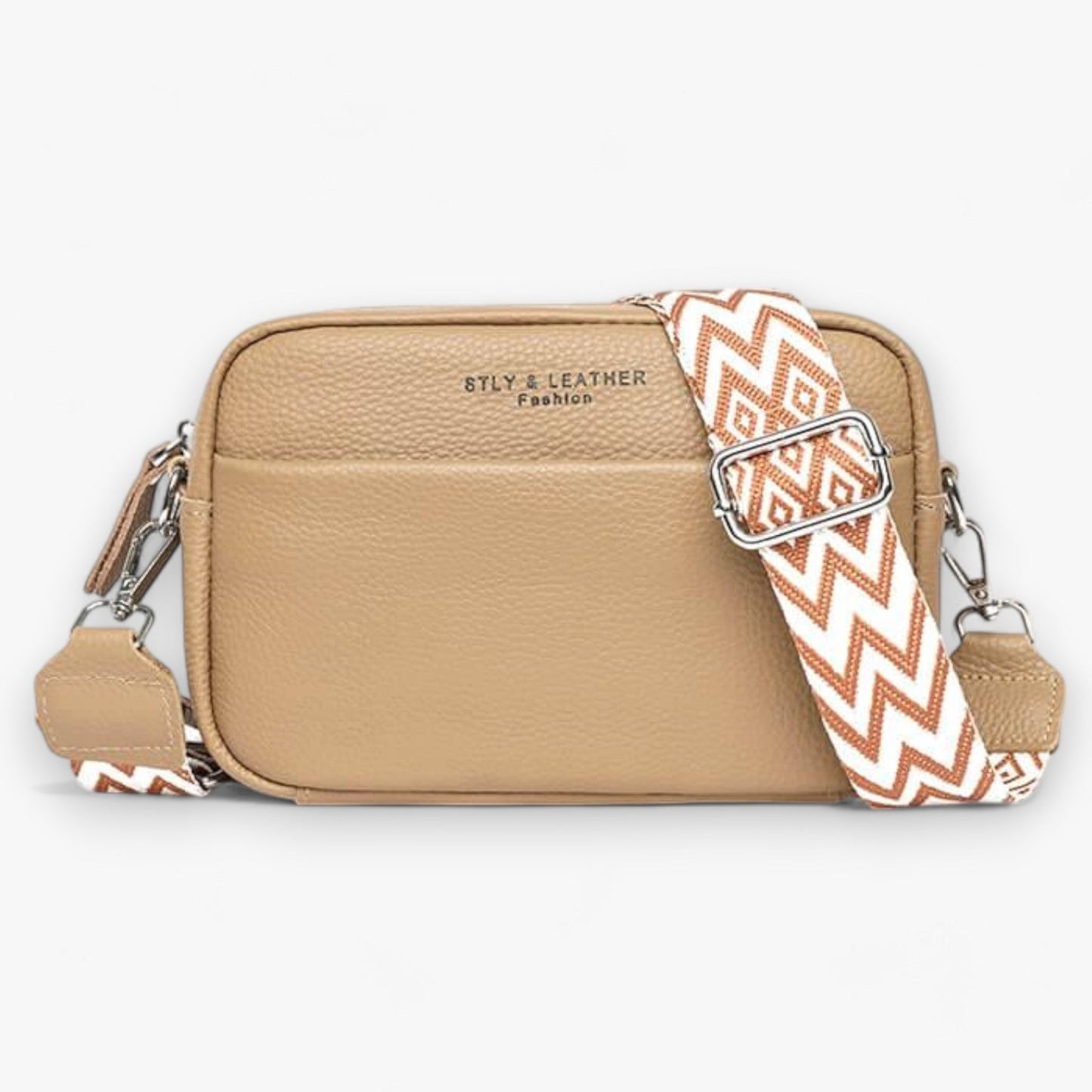 Premium Leather Crossbody Bag for Women – Elegant, Secure & Functional Everyday Handbag