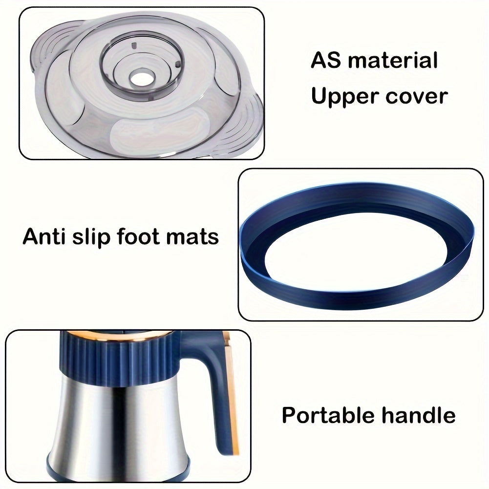 Stainless Steel Food Processor – Powerful Meat Grinder & Vegetable Chopper (5L, 5000 RPM)