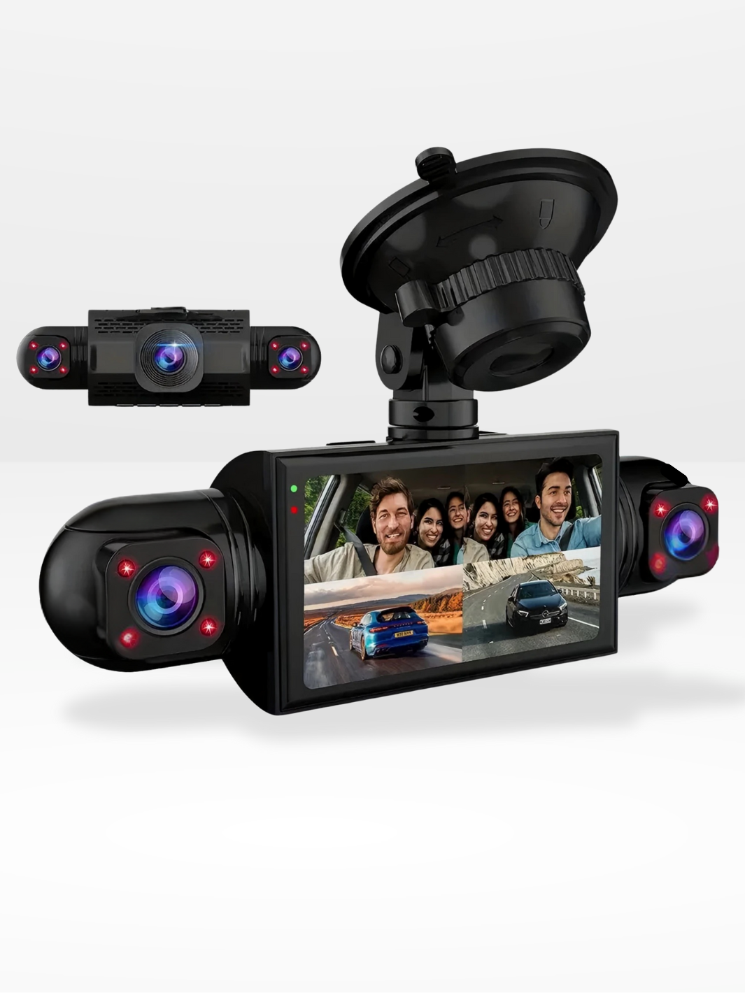 360° Car Dashcam | DashGard Pro CX360 | Full HD Driving Recorder with Night Vision & Parking Monitor