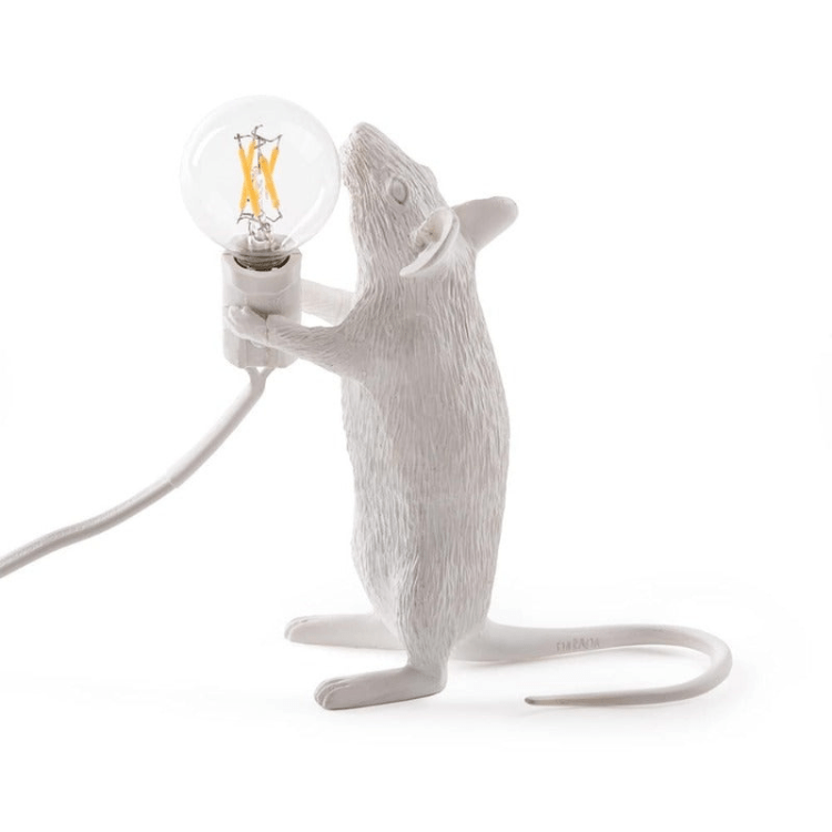 Doctor Mousey – Original Designer Mouse Lamp for Tabletop or Shelf