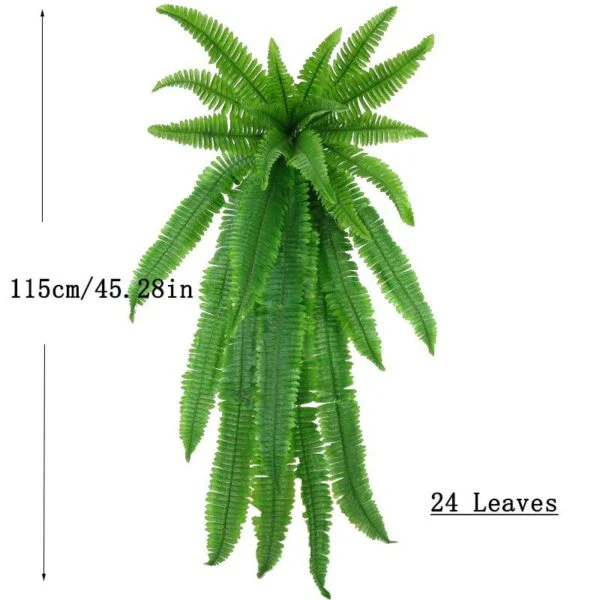 UV Resistant Artificial Boston Fern – Lifelike Greenery for Indoor & Outdoor Spaces