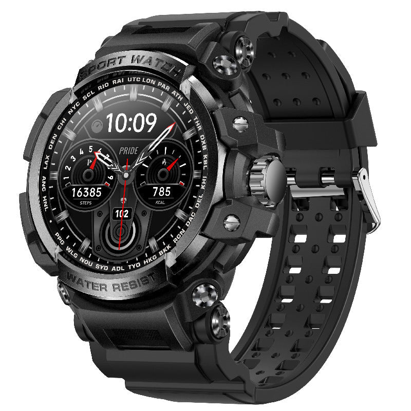 Oraliu Indestructible Outdoor Sports Smartwatch With Heart Rate, Blood Oxygen, Call Reminder