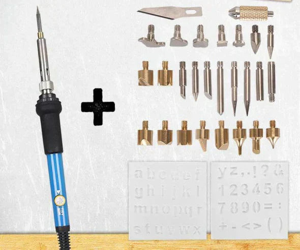 ArtFlame – Professional Wood Burning & Pyrography Kit | Adjustable Temperature Tool with 28 Tips