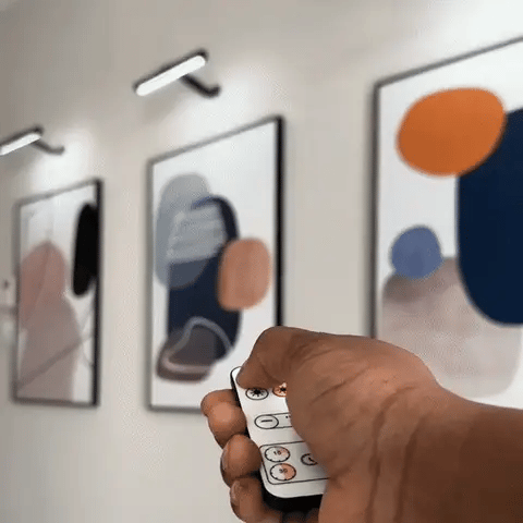 ArtGlow Wireless LED Picture Light – Rechargeable Wall Lamp with Remote & Adjustable Dimming