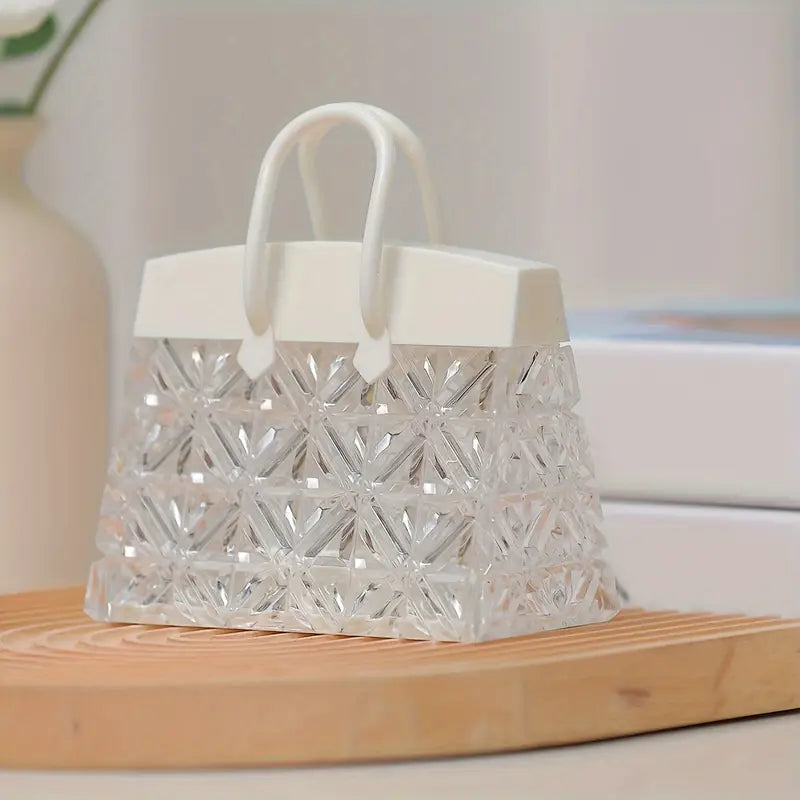 Modern LED Table Lamp with Glass Shade – Soft Ambient Battery Light for Home Décor