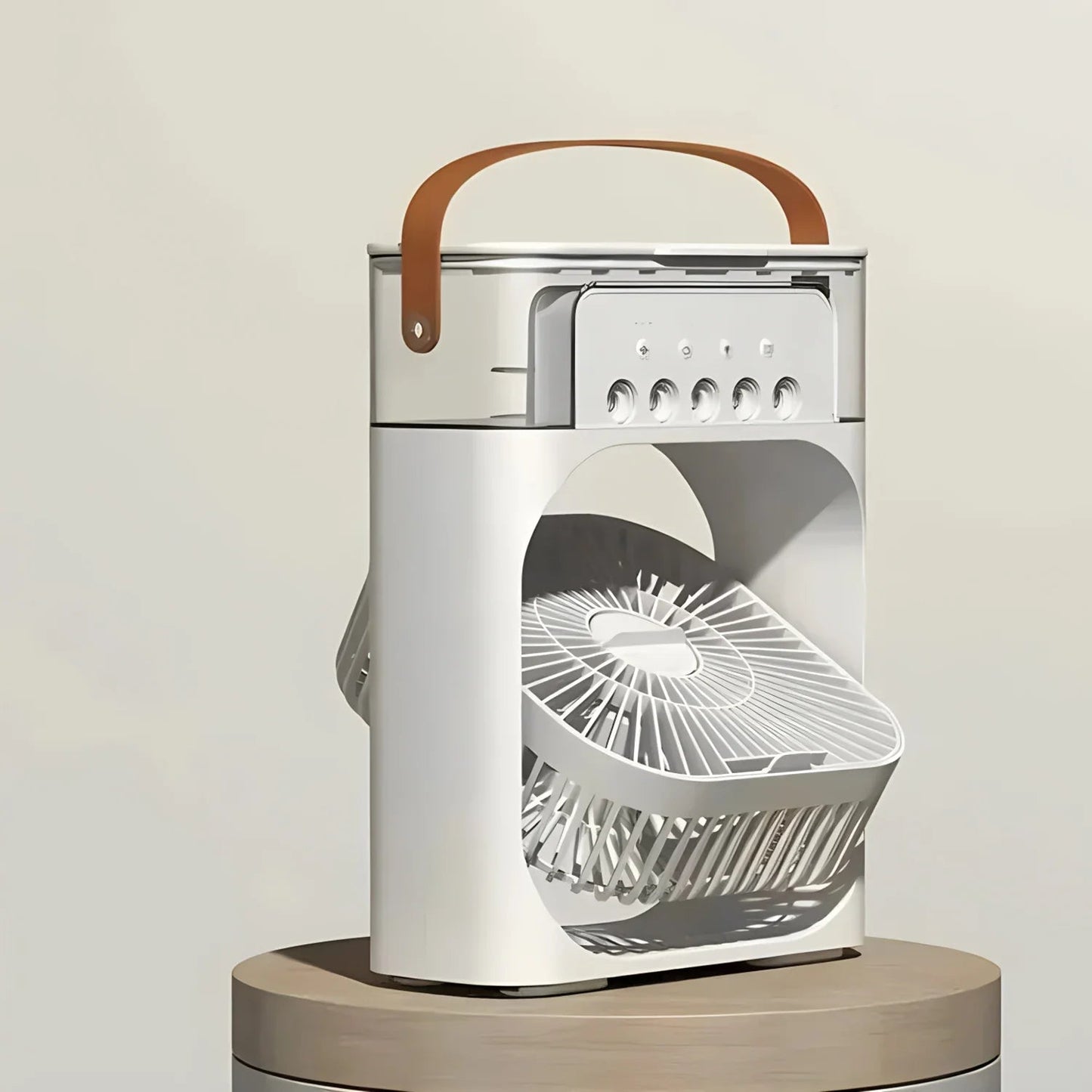 3-in-1 Air Cooler, Humidifier & Fan with LED Light – Portable USB Air Conditioner for Home & Office