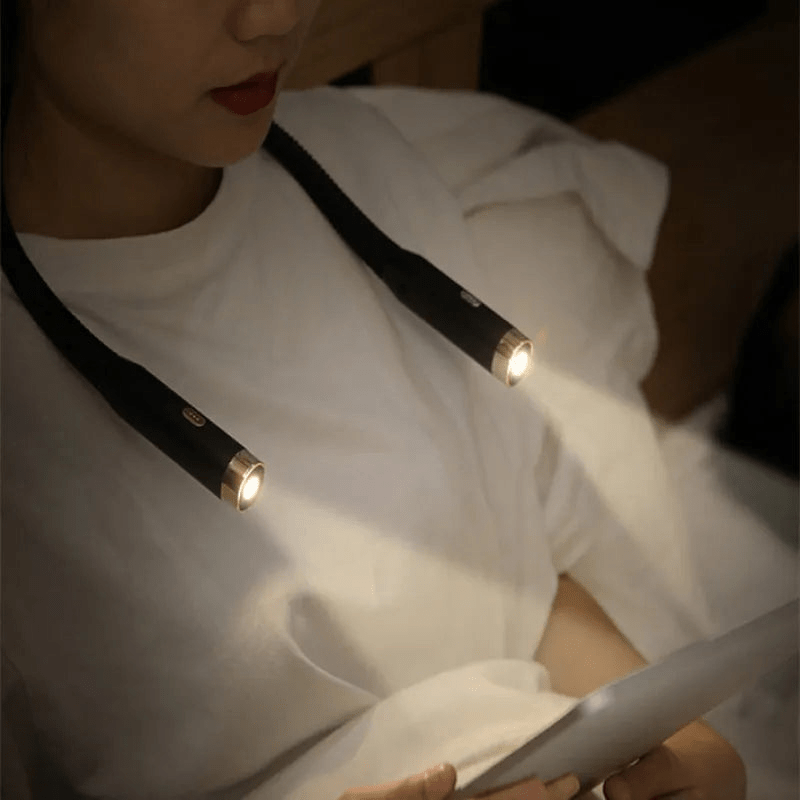 FlexRead – Portable Neck Reading Light | Hands-Free USB Rechargeable Book Lamp