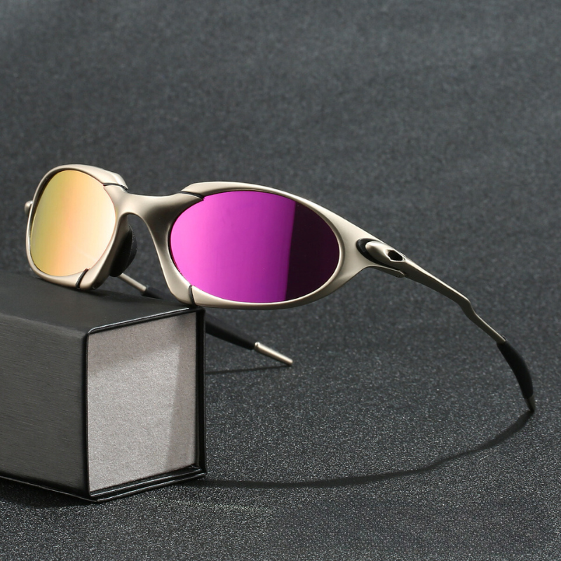 Men’s Sport Polarised Sunglasses – UV Protection with Lightweight Metal Frame