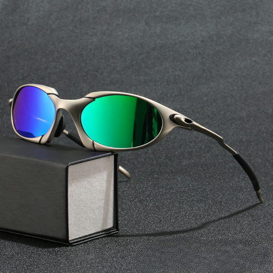 Men’s Sport Polarised Sunglasses – UV Protection with Lightweight Metal Frame