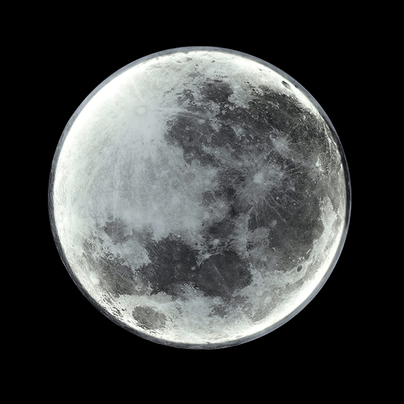 LunaGlow – Adjustable Moon Wall Light with LED Ambience