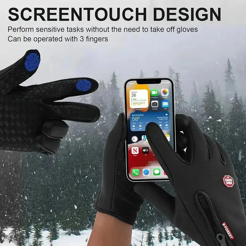 Heated Gloves Warming Cycling Bike Ski Gloves for Men and Women