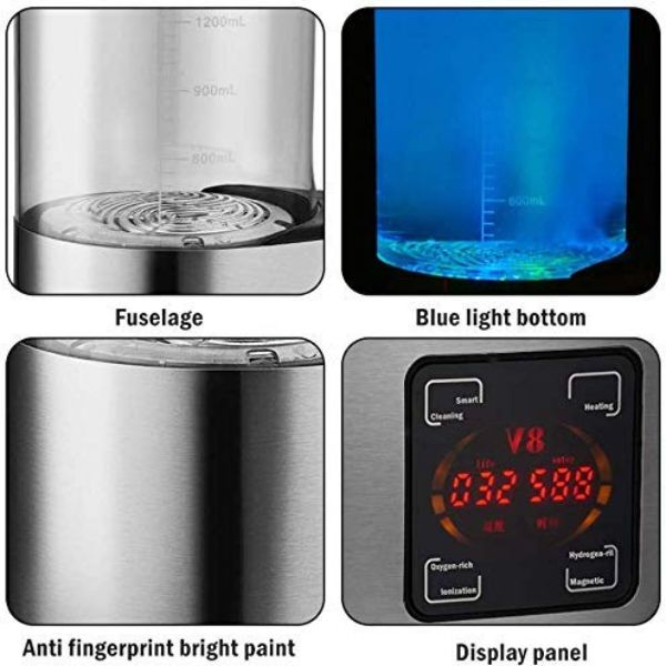 Electric Hydrogen Water Purifier – Water Ioniser with Alkaline pH Boost (Adjustable Timer)