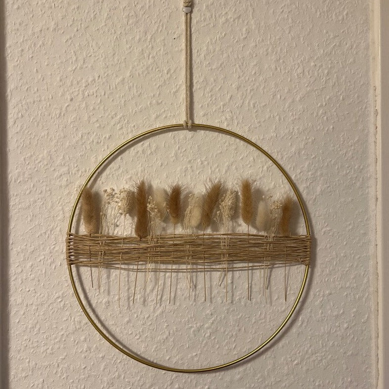 Fleur de Vie Artificial Floral Wreath – Realistic Flower Wreath for Front Door & Home Décor