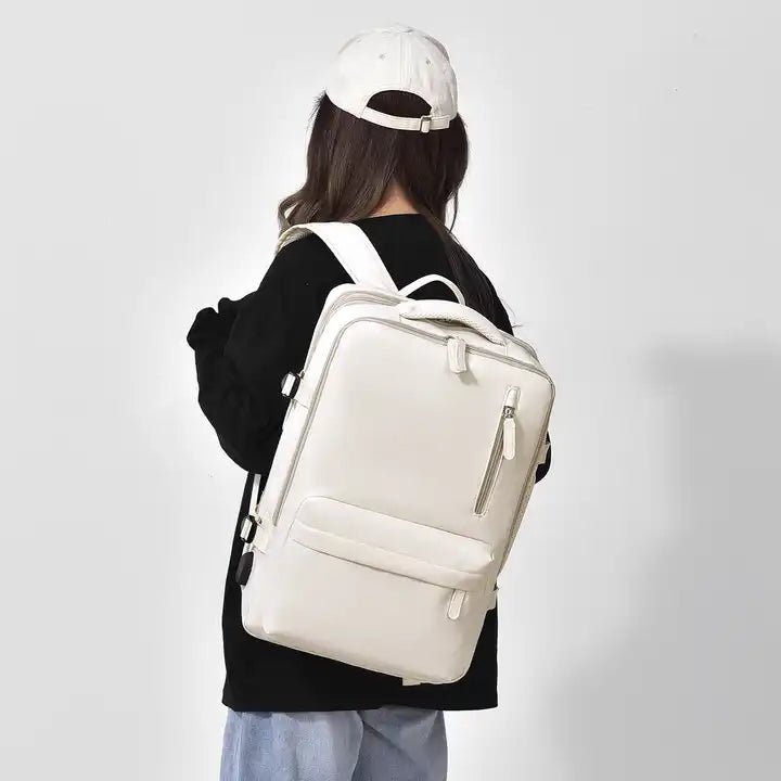 TrekVault Waterproof Backpack: 25L Anti-Theft Design with Laptop Compartment