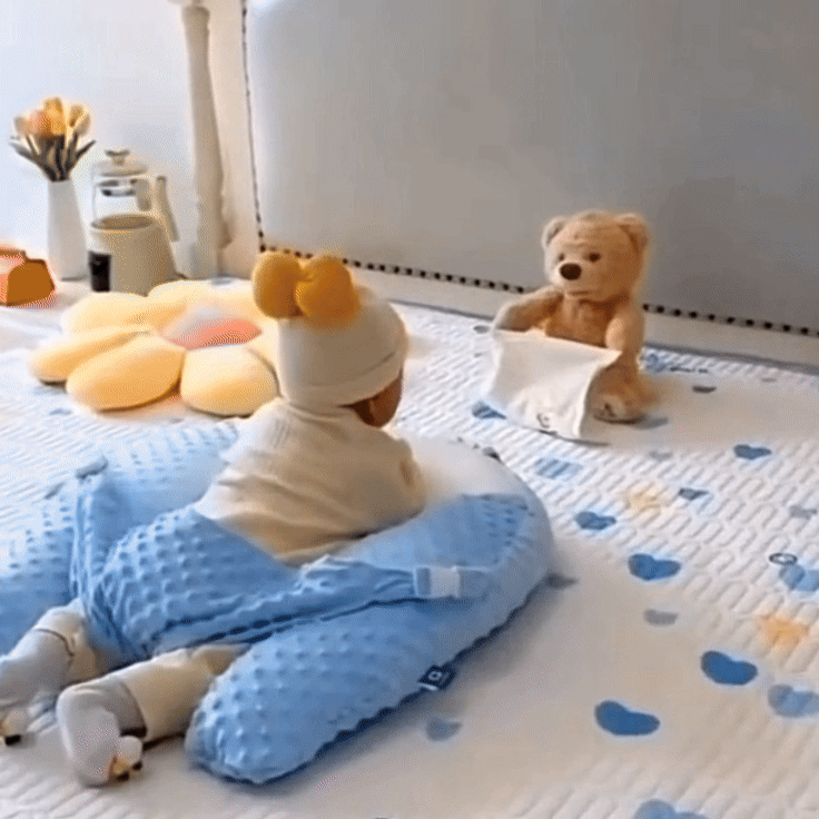SnuggleBuddy Peek-a-Boo Bear | Interactive Talking Plush Toy for Babies & Toddlers