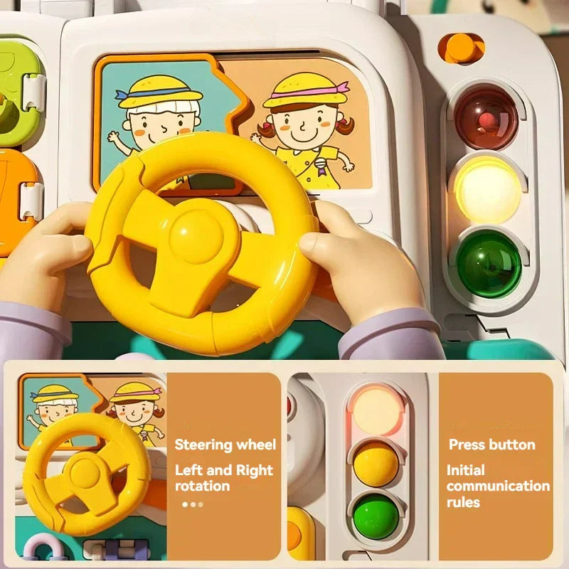 CurioBoard – Interactive Educational Busy Board | for Kids Ages 3+