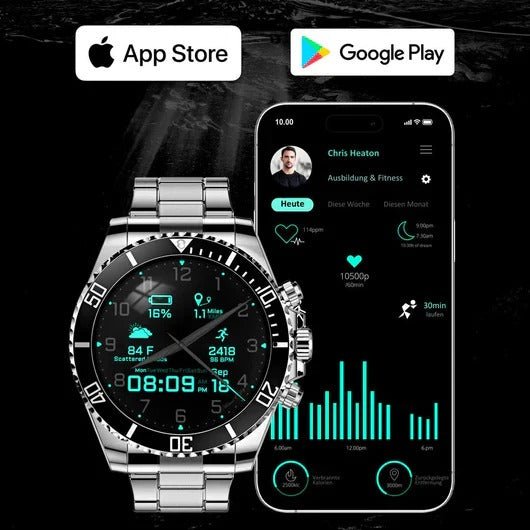 Nexos Pro – Tactical Smartwatch with GPS, Health Tracking & 21-Day Battery Life
