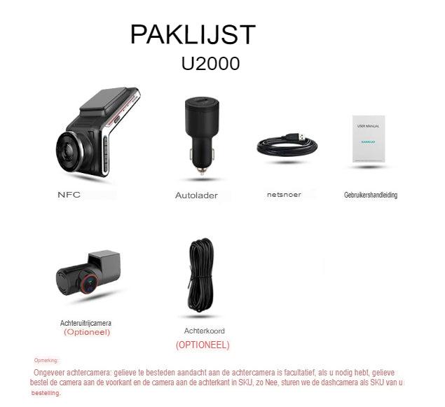 4K Dual Dash Cam Front and Rear – F1.8 Lens, Night Vision & 24/7 Parking Mode | DriveCam