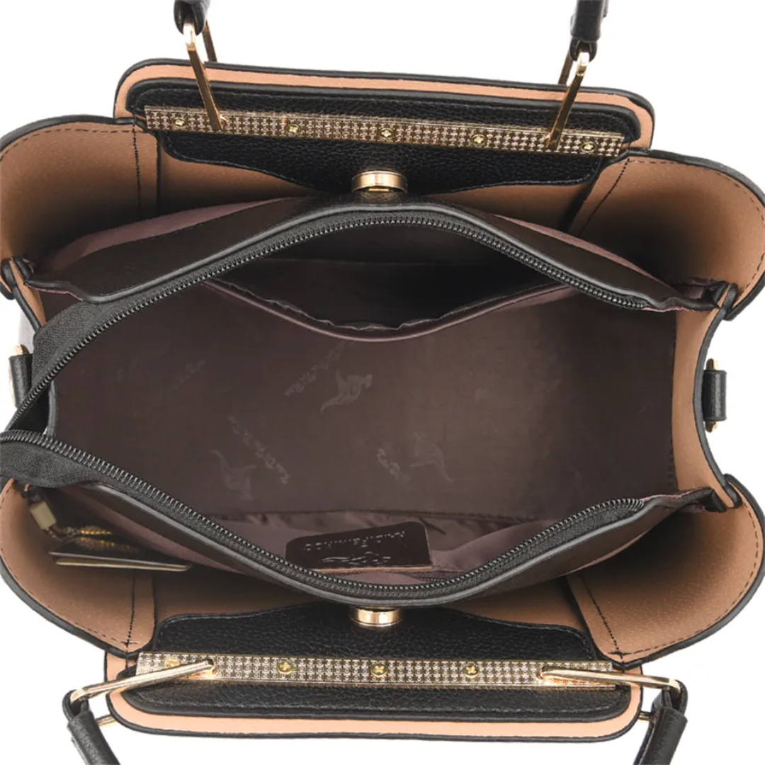Vivian Luxury Shoulder Bag – Elegant PU Leather Handbag with Crossbody Strap