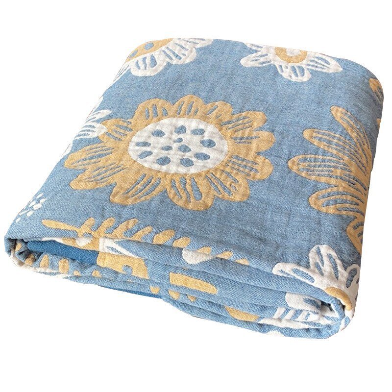 Premium Cotton Blanket with Elegant Design – Soft, Luxurious & Versatile Throw