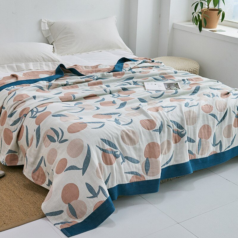 Premium Cotton Blanket with Elegant Design – Soft, Luxurious & Versatile Throw