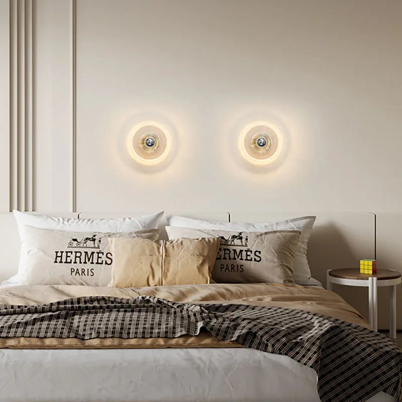 Vitra – Vintage Glass Wall Light | Hand-Blown Glass & Iron | E27 Fixture | Warm Ambient Lighting