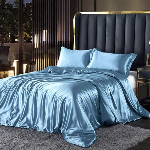 Elegant Satin Silk Bedding Set - Luxurious Comfort for Every Night