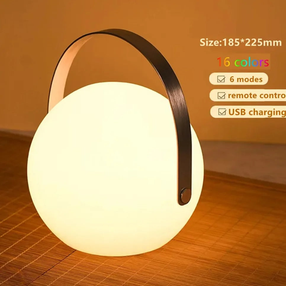 LuminaFusion Lamp – Portable Waterproof Cordless Table Lamp with Remote Control