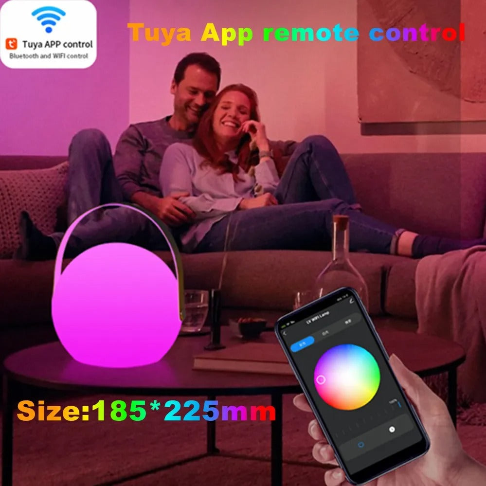 LuminaFusion Lamp – Portable Waterproof Cordless Table Lamp with Remote Control