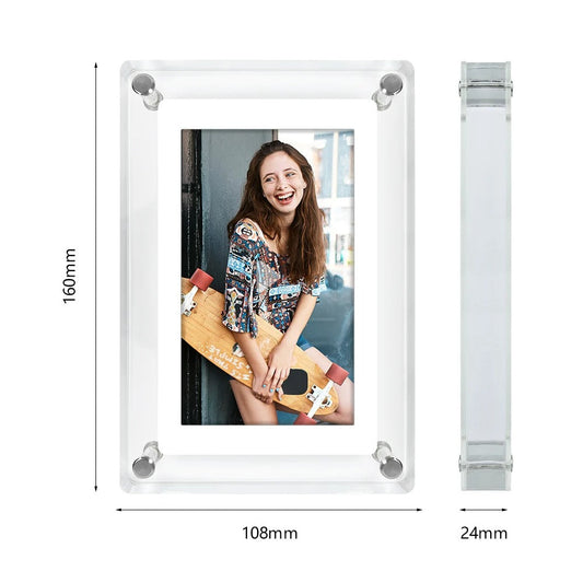 GlowFrame Digital Photo Frame – Display Photos, Videos & Audio Memories in HD