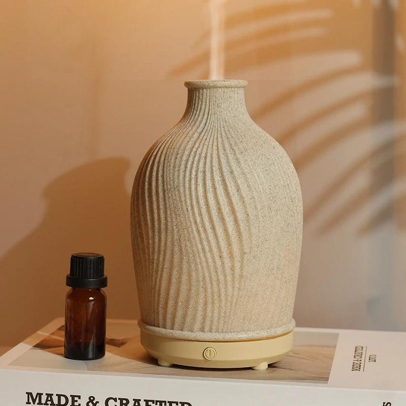 BohoBreeze – Ultrasonic Aroma Diffuser & Air Humidifier | Bohemian Vase Design
