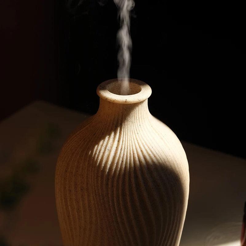 BohoBreeze – Ultrasonic Aroma Diffuser & Air Humidifier | Bohemian Vase Design