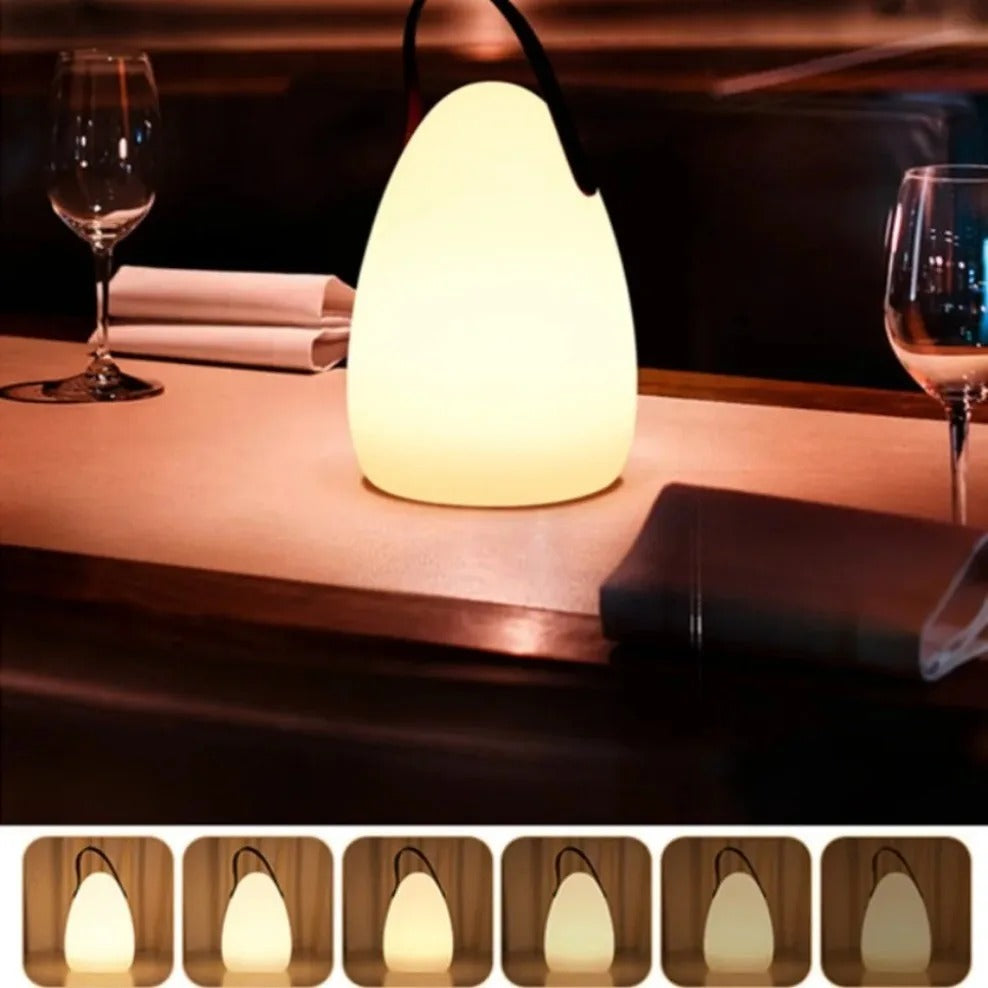 LuminaFusion Lamp – Portable Waterproof Cordless Table Lamp with Remote Control