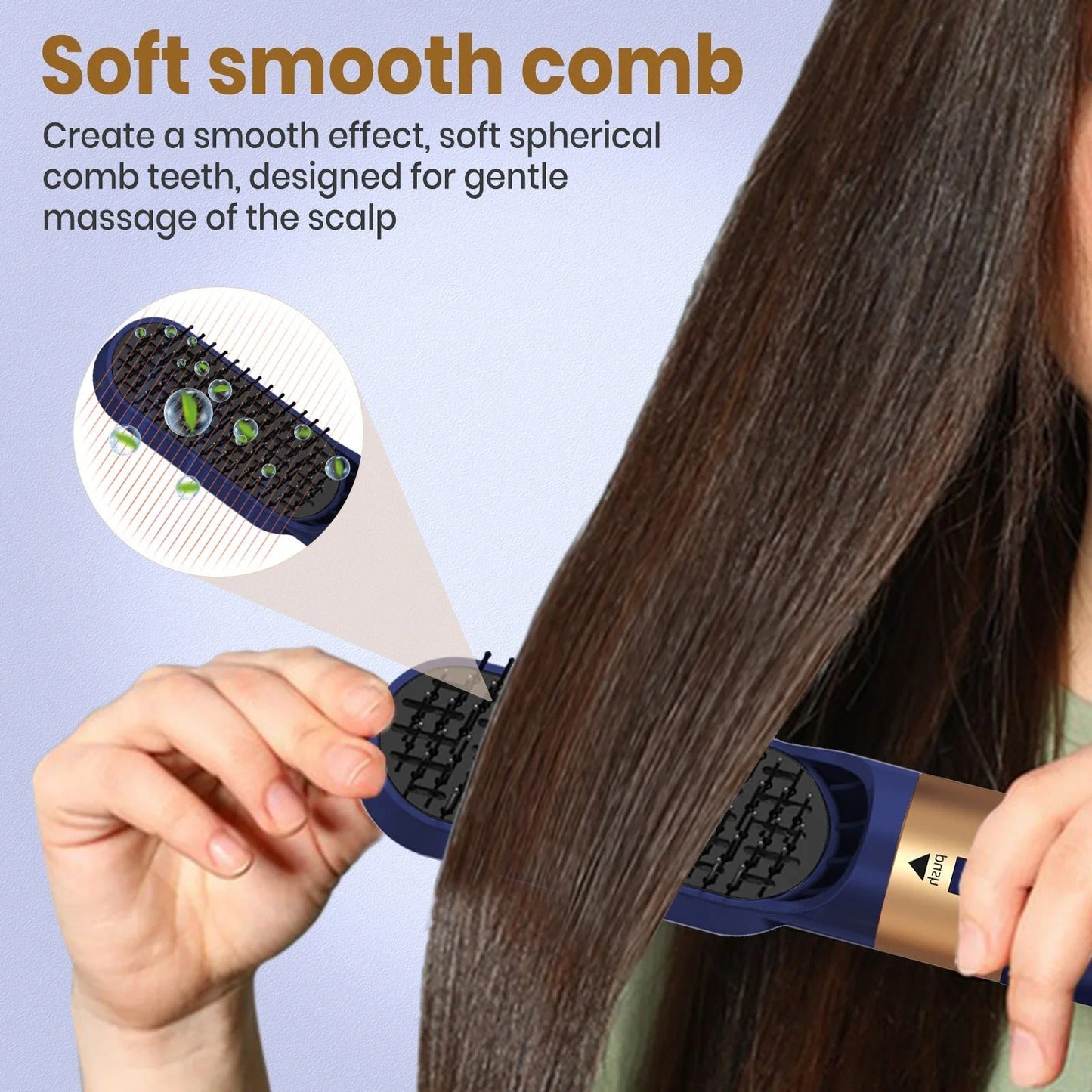 Glossify 5-in-1 Hair Styler | 1000W Hot Air Brush with Ionic Technology