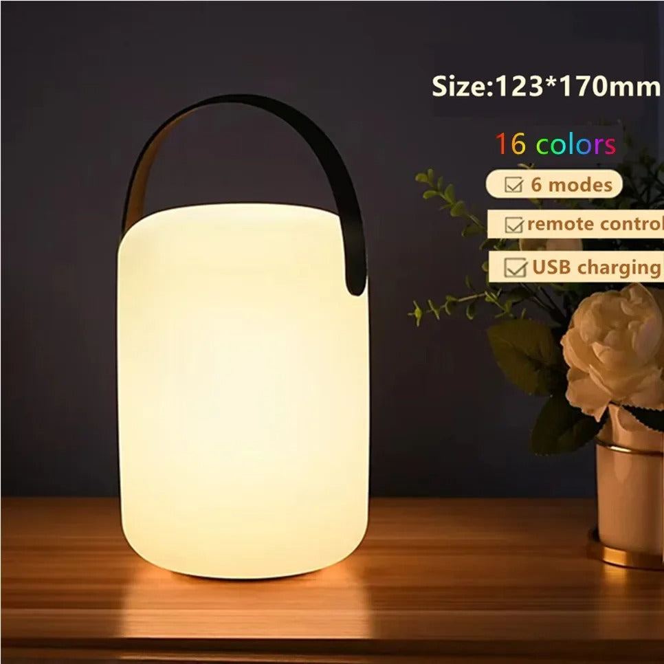 LuminaFusion Lamp – Portable Waterproof Cordless Table Lamp with Remote Control
