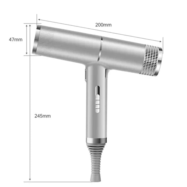 AeroBlitz Ultra-Lightweight Professional Hair Dryer – High-Speed Motor
