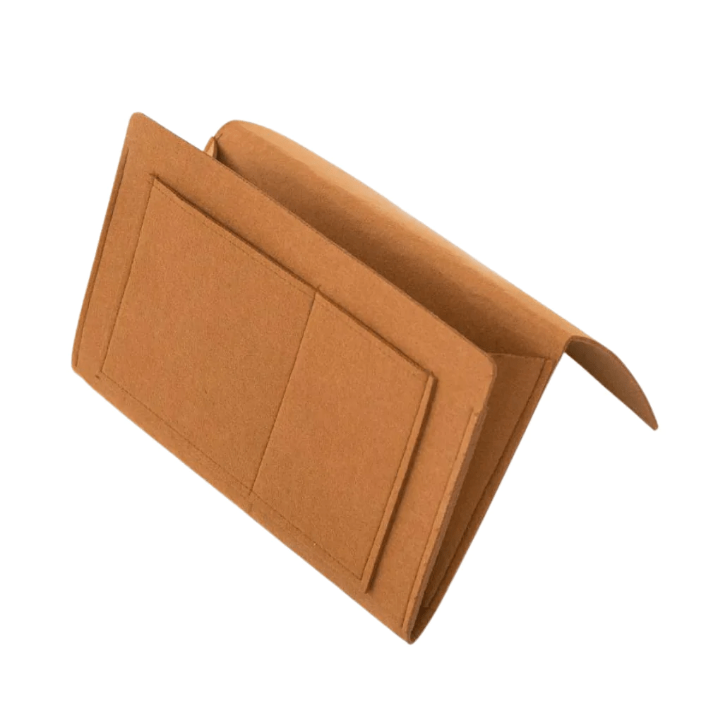 Elegant Bedside Caddy – Durable Felt Nightstand Organiser | Stylish & Practical Storage Solution
