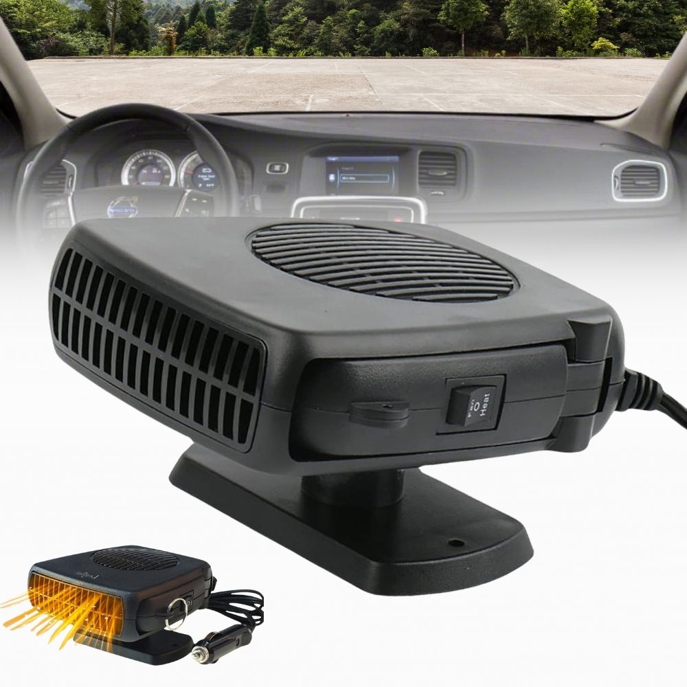 TurboHeat | 12V Car Heater – 150W/300W Ceramic Fan Heater, Portable Car Defroster & Warmer