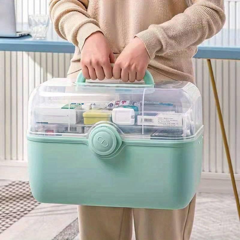 MediSmart Pill Organiser – Compact Weekly Medicine Storage Box for Home & Travel