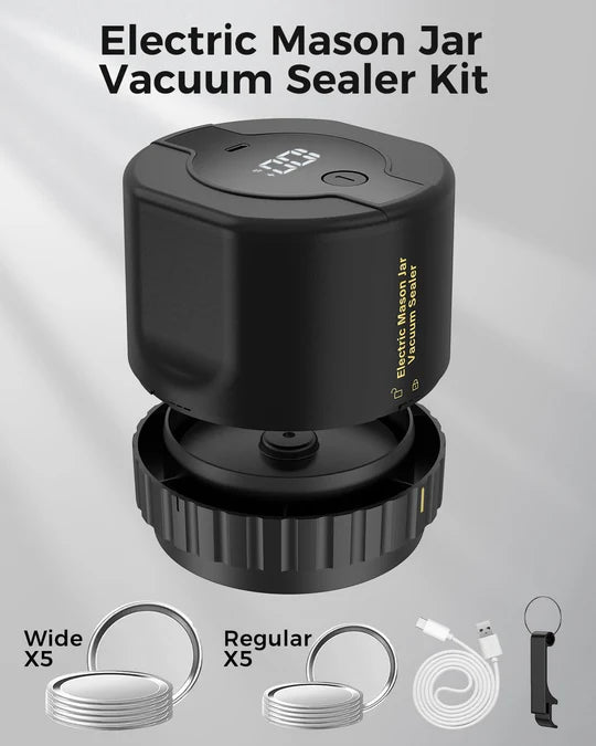 Electric Mason Jar Vacuum Sealer Kit