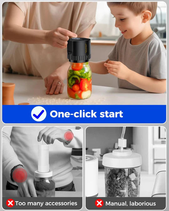 Electric Mason Jar Vacuum Sealer Kit
